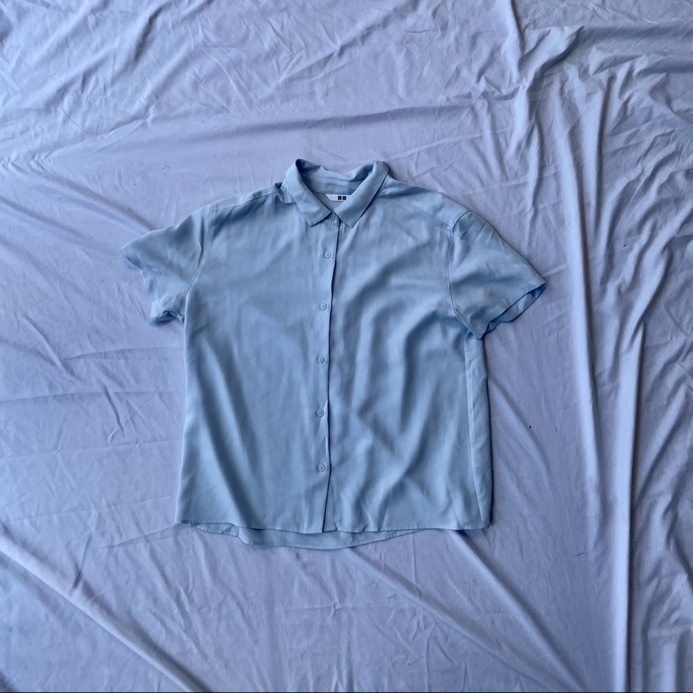 Uniqlo Baby Blue Dress Shirt